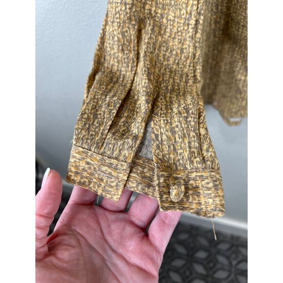 Vintage Gianni Sport Women Mod Button-Up Shirt Size 12 80s - Picture 8 of 13